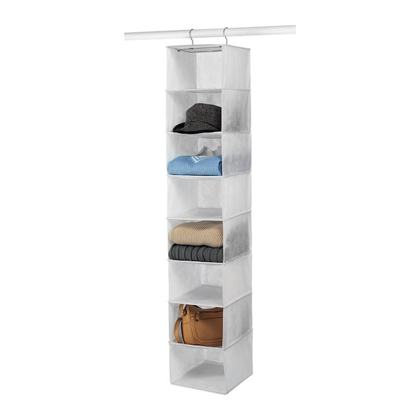 Whitmor Whitmor 52 in. H X 10 in. W X 10-1/2 in. L Vinyl Hanging Vertical Closet Organizer 6044-285 - main